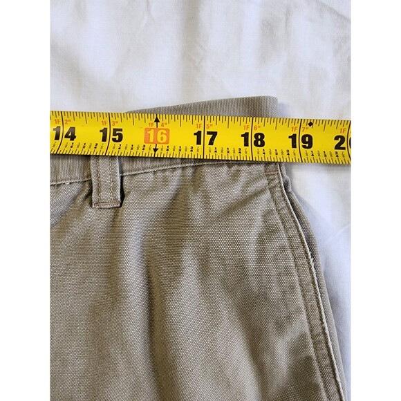 Columbia Sportswear Co. Men's Size 38 Khaki Chino Shorts Embroidered Pocket Logo - Picture 9 of 16